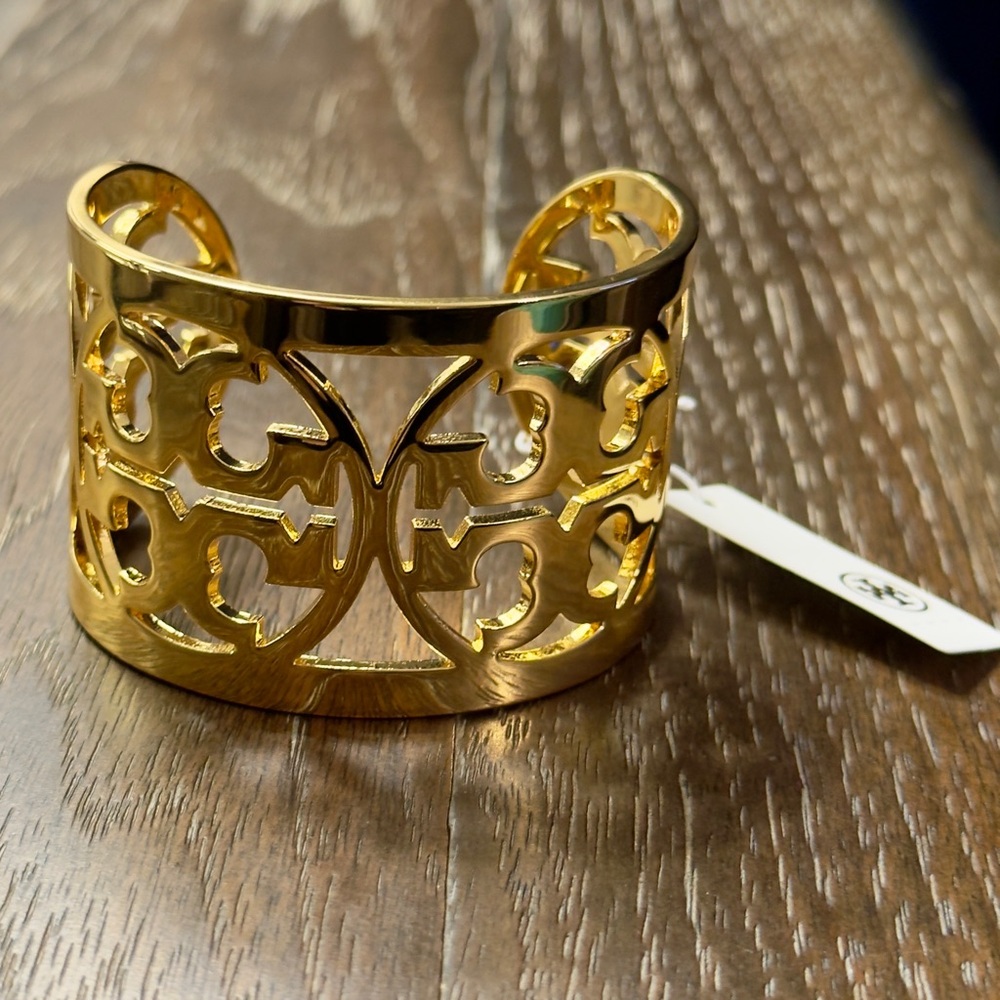 Tory Burch Logo Cuff Bracelet
